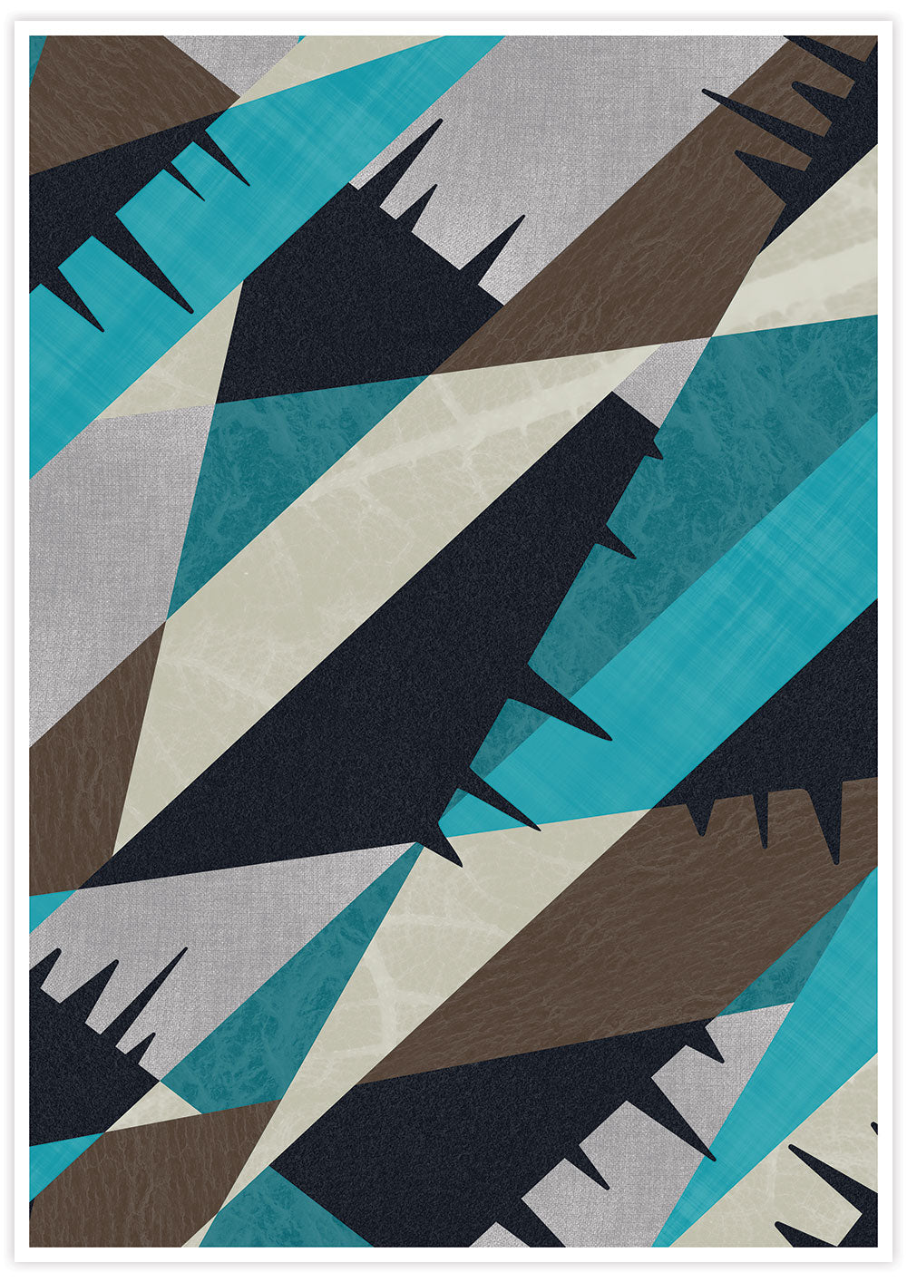 Invert Geometric Abstract Art Print