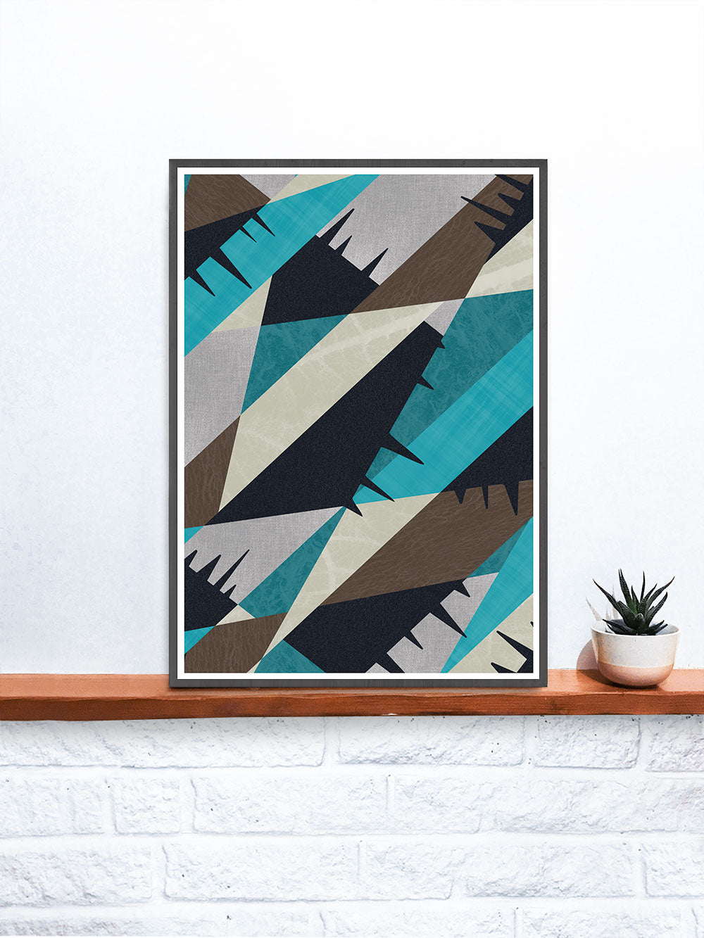 Invert Geometric Abstract Art Print