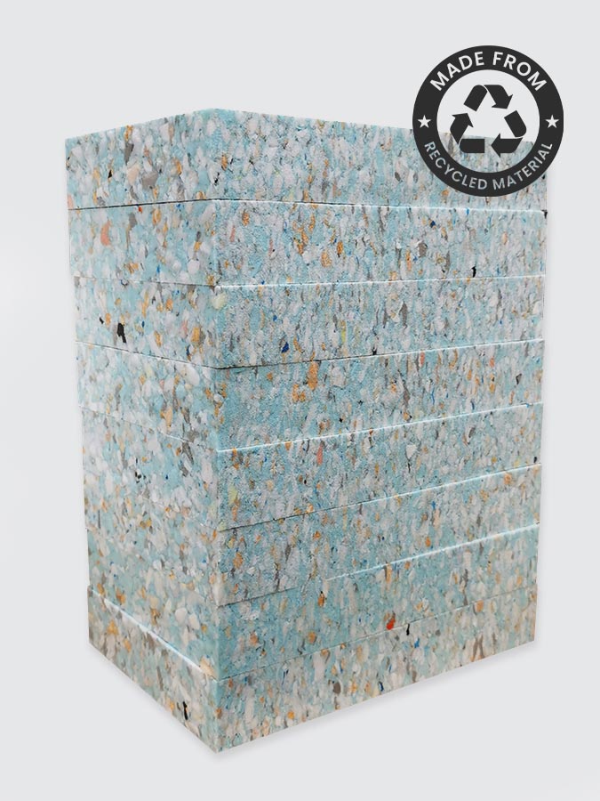 Recycled Chip Foam Yoga Blocks Pack of 8