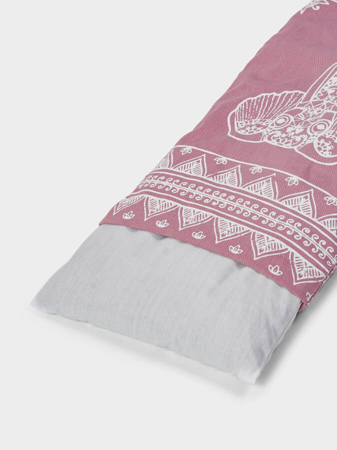 Organic Cotton Lavender Scented Eye Pillow with Linseed Fill