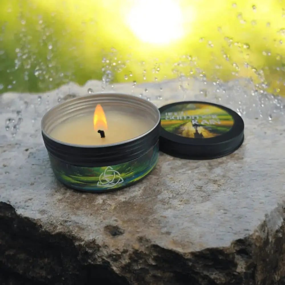 Irish Summer Rain Atmospheric Tin Candle