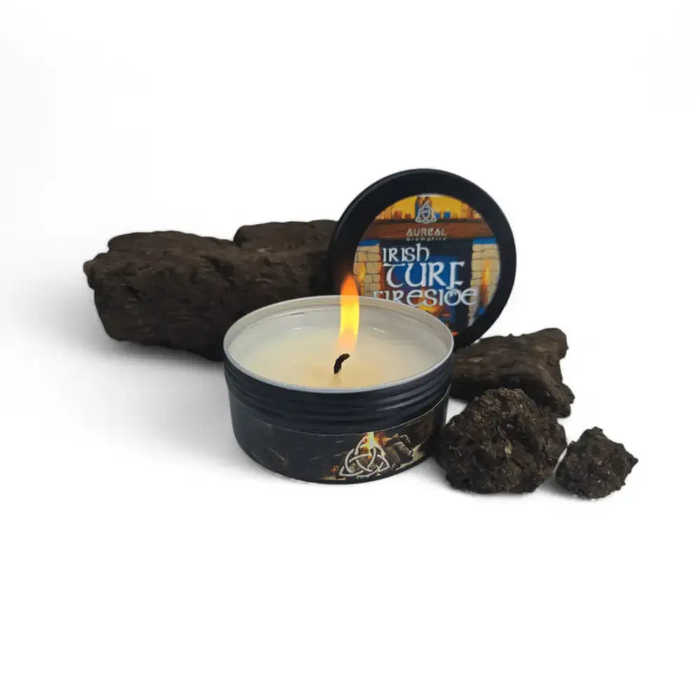 Irish Turf Fireside Luxury Tin Candle