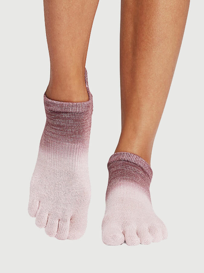 Low Rise Full Toe Yoga Grip Socks for Women