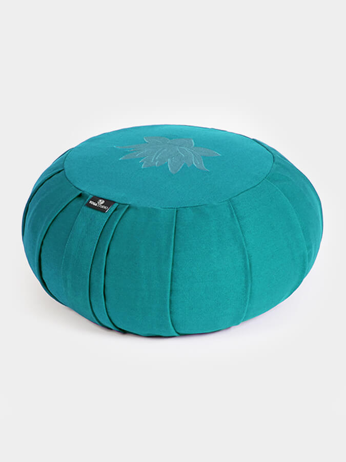 Organic Cotton Round Lotus Zafu Buckwheat Meditation Cushion