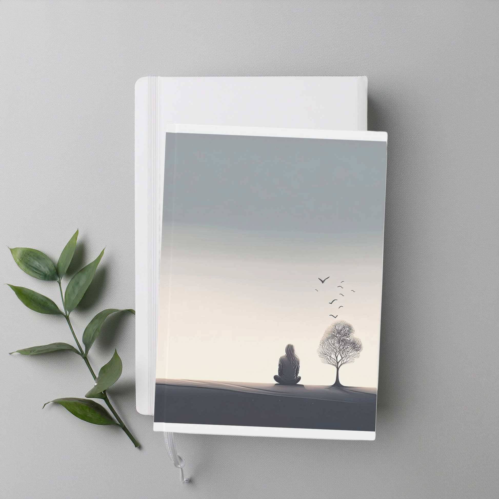 Hardcover Journal with Minimalist Design Lined Unlined or Graph Pages