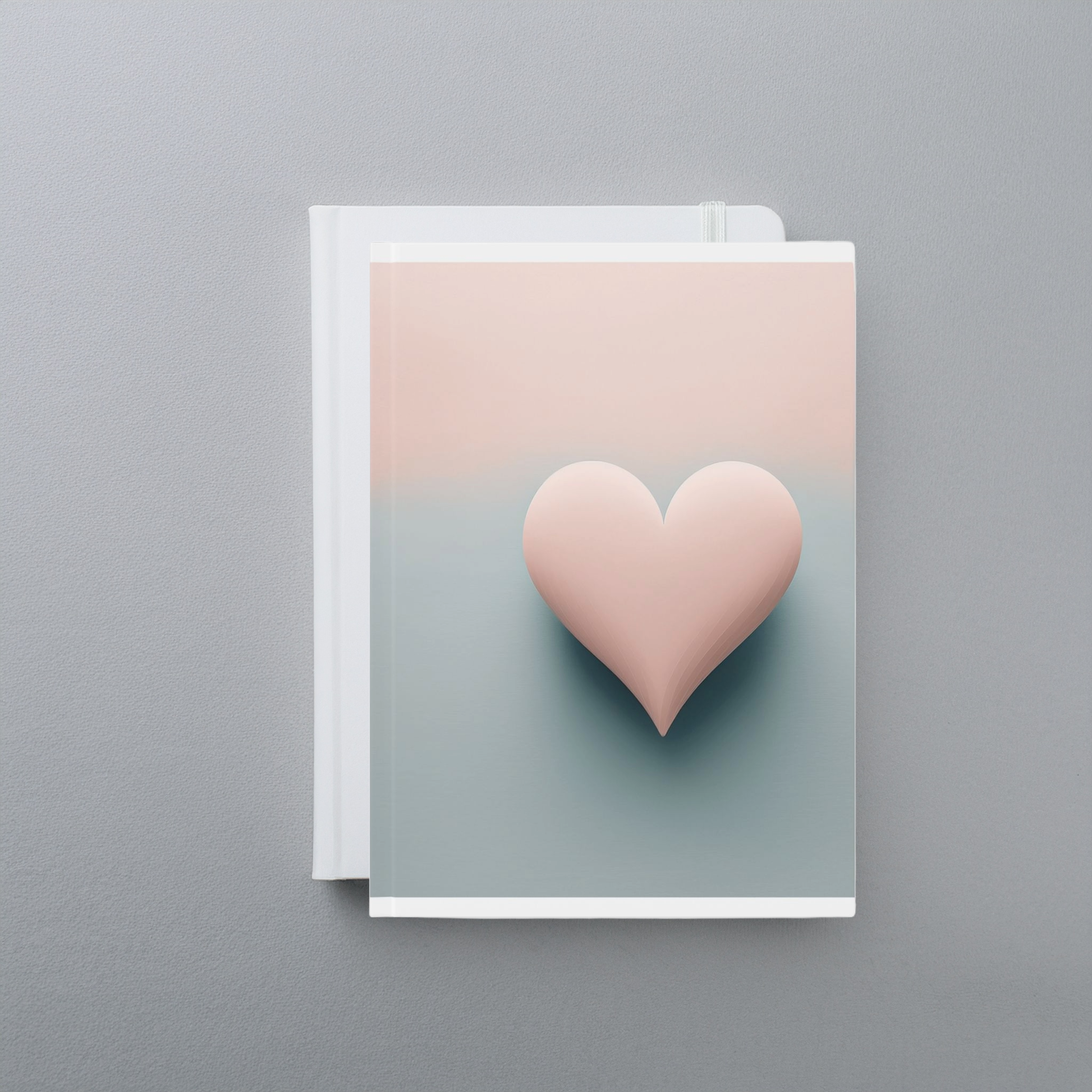 Hardback Journal with Minimalist Love Heart Design