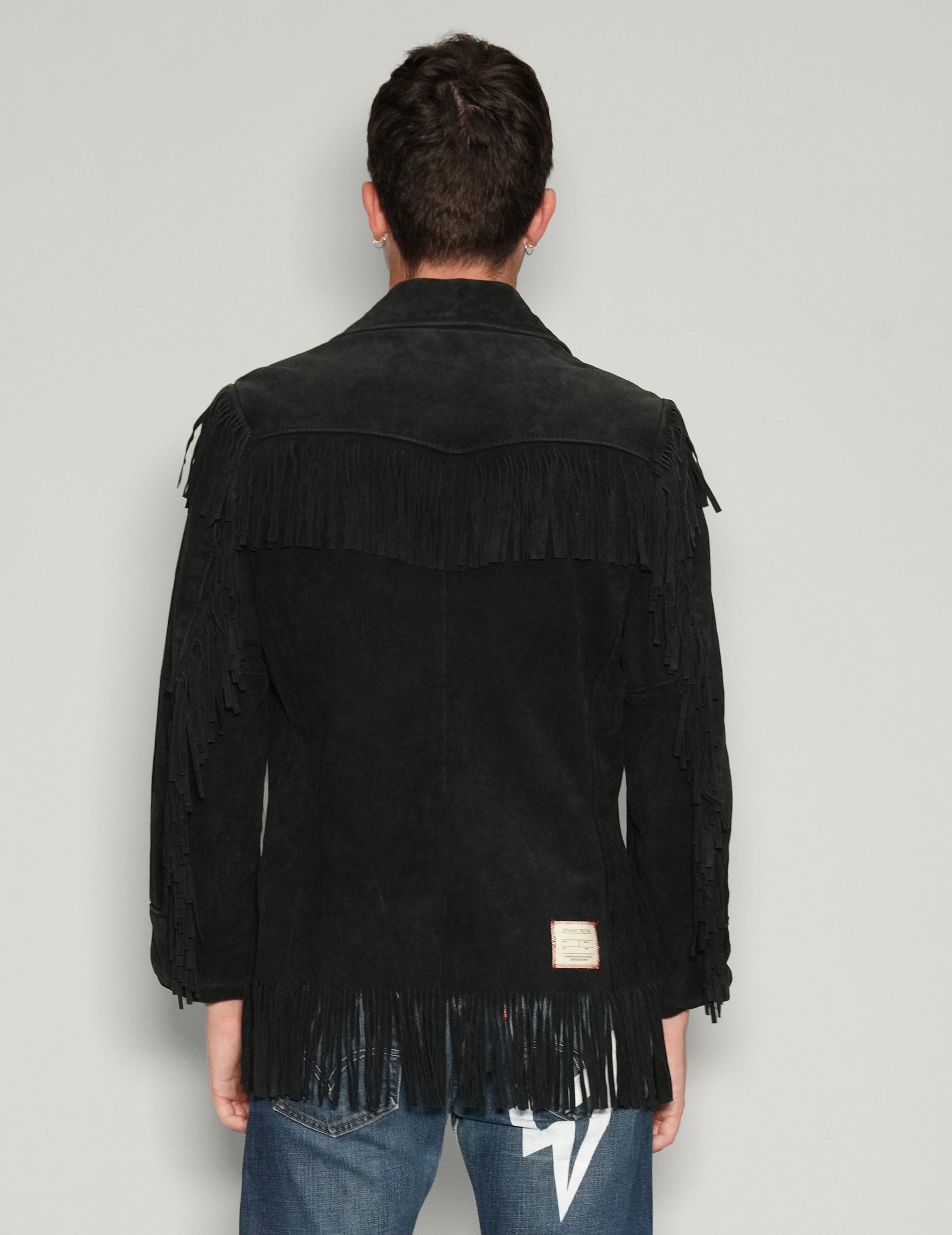 Black Leather Cowboy Coat