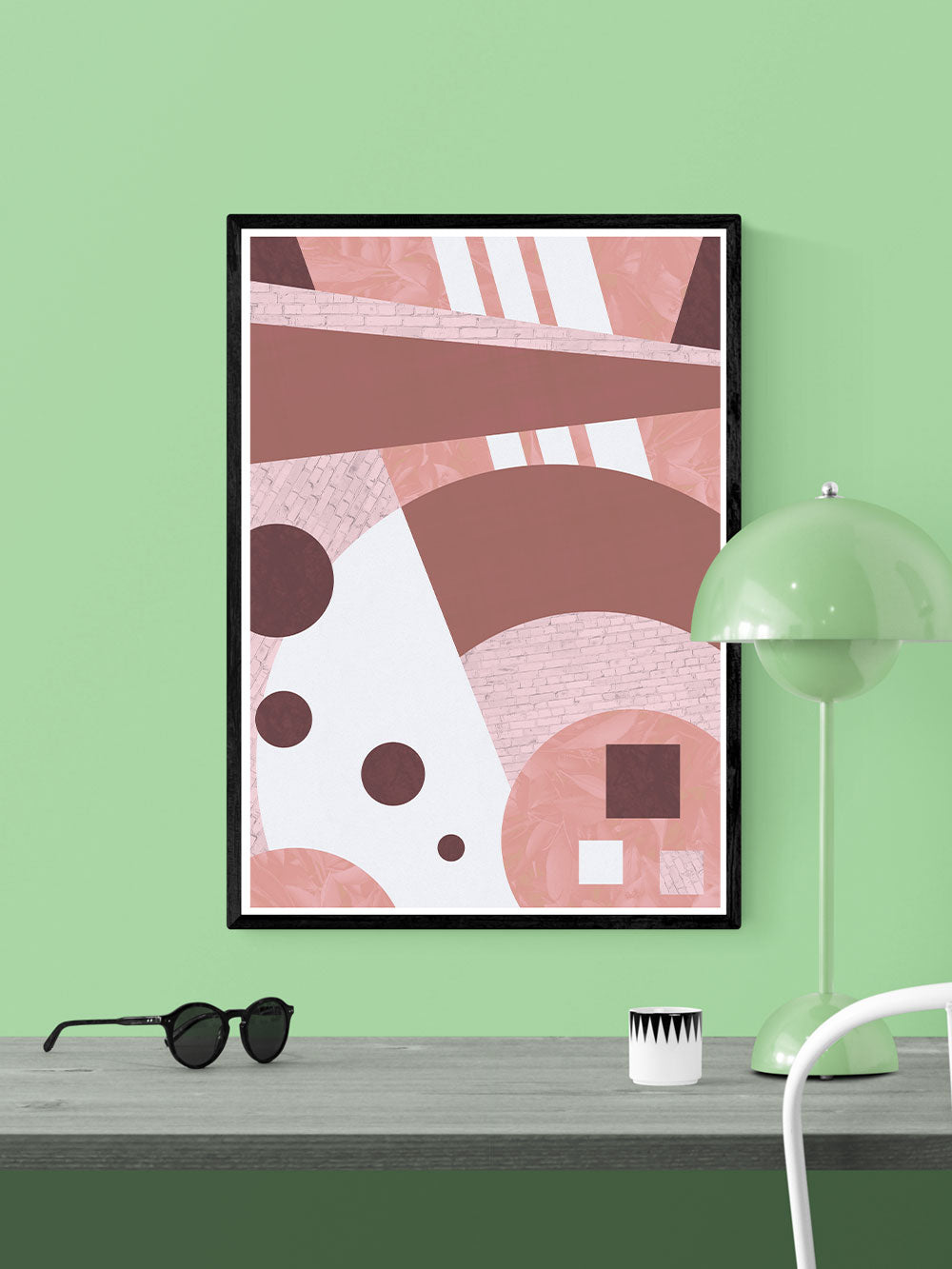 Jailhouse Rock Geometric Pattern Print