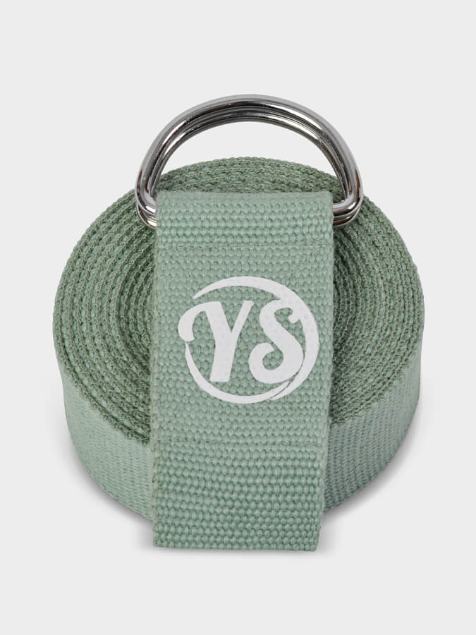 Organic Cotton D-Ring Yoga Belt Strap 2.5m
