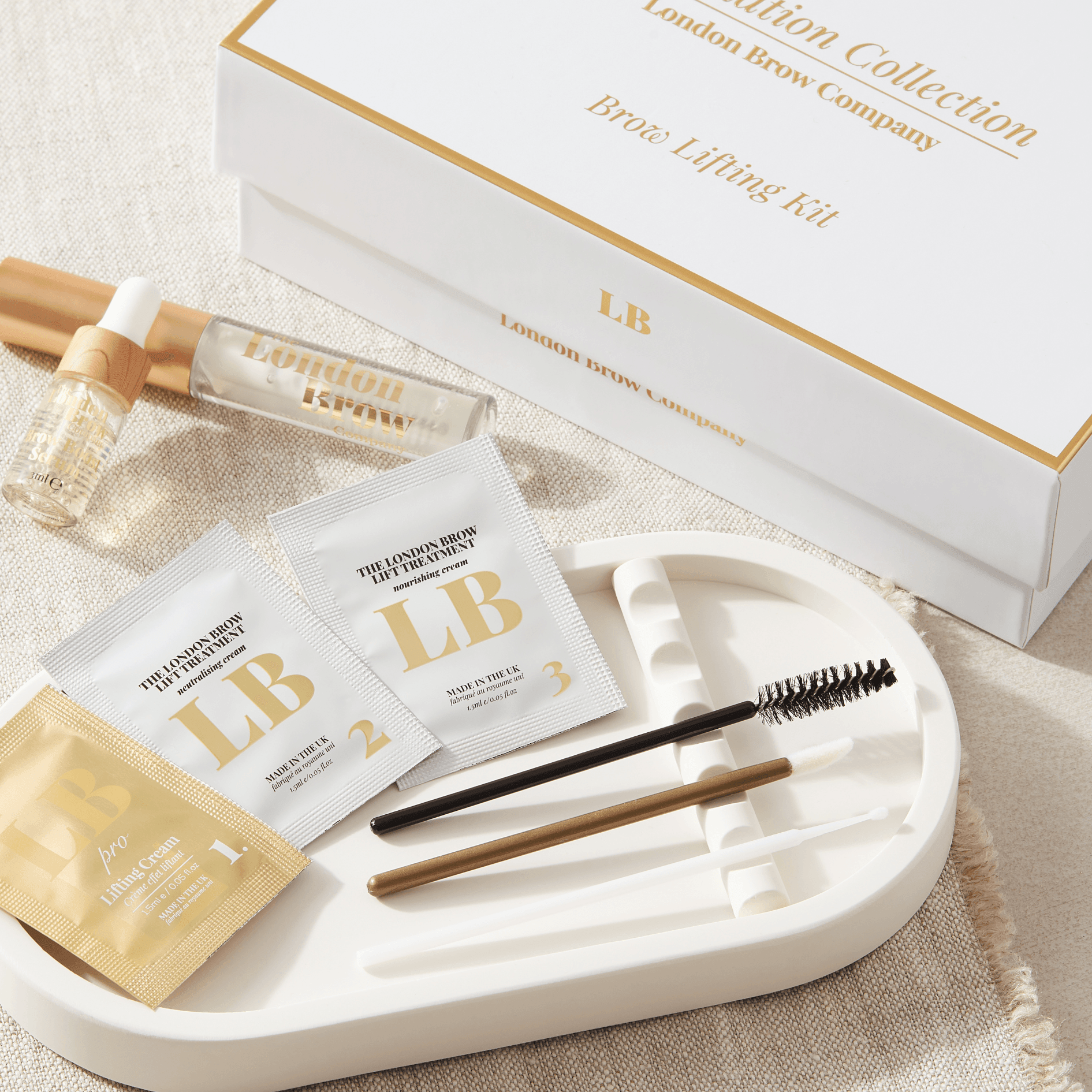 Oval Jesmonite Tool Tray Natural Handmade