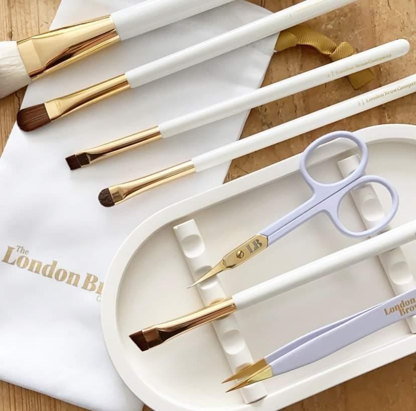 Oval Jesmonite Tool Tray Natural Handmade