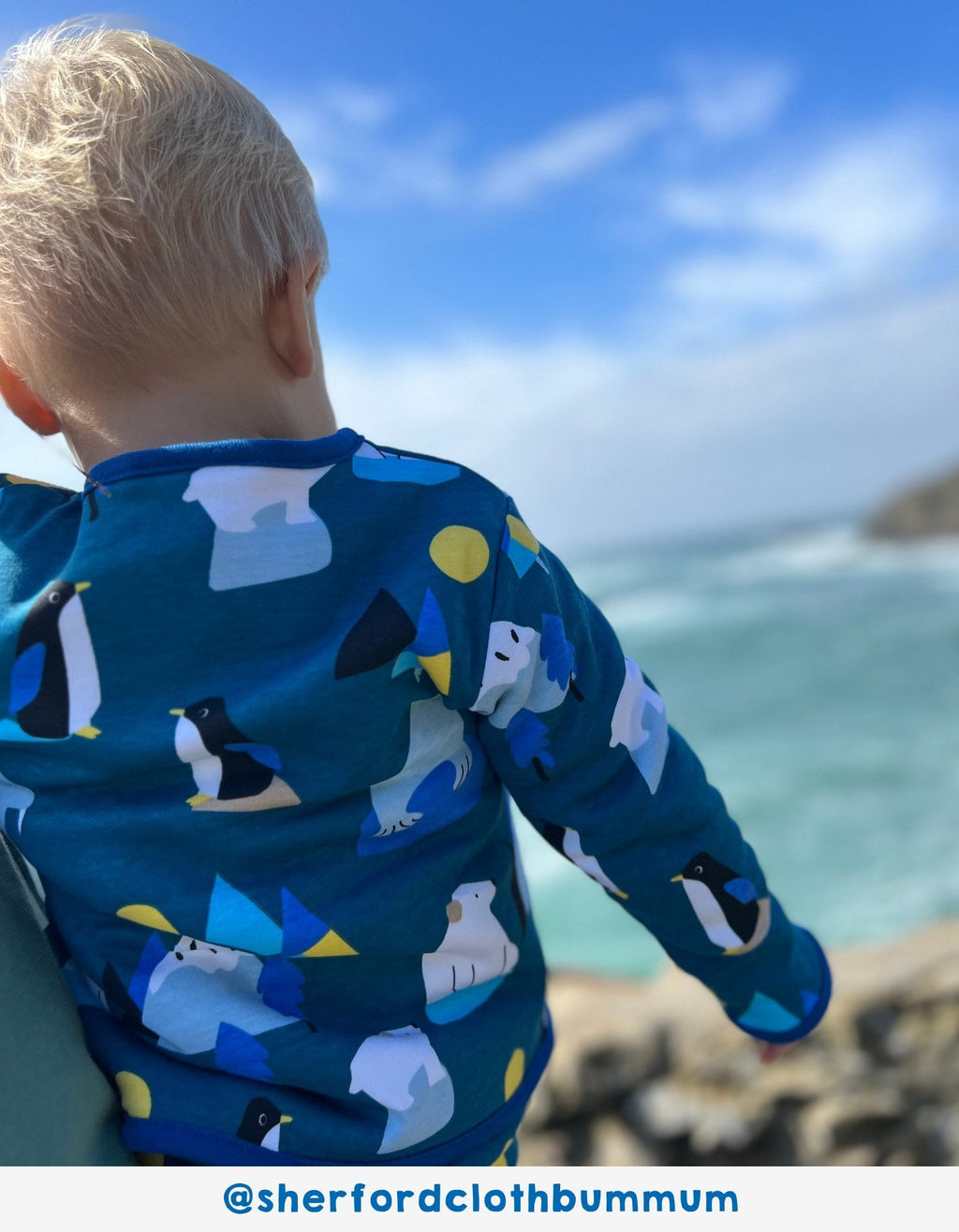 Organic Arctic Print Reversible Jacket