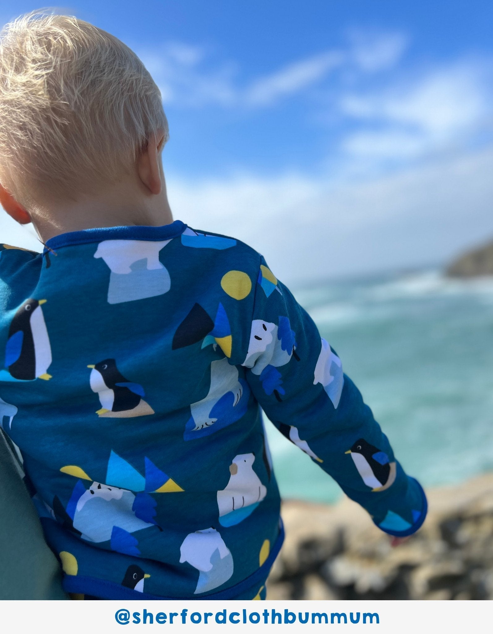 Organic Arctic Print Reversible Jacket