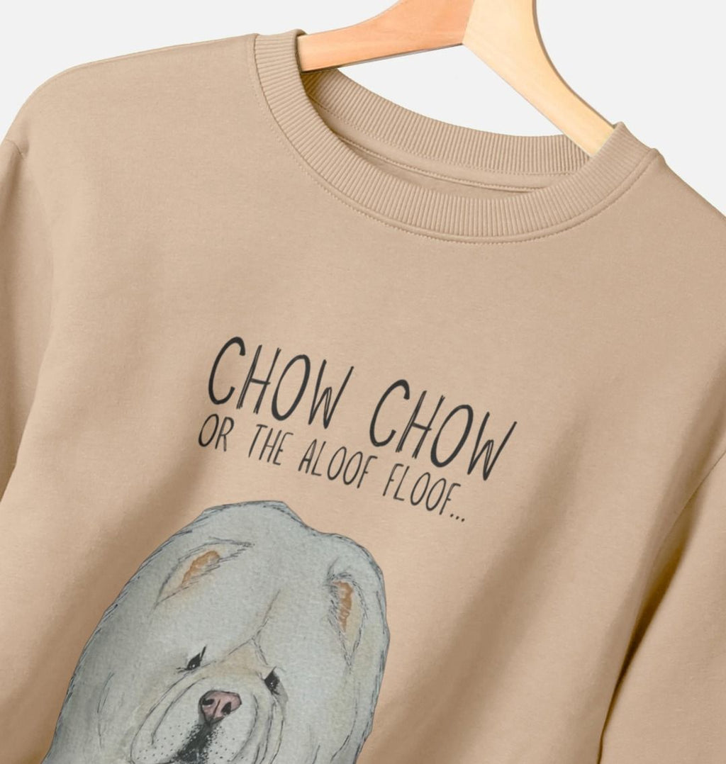 Cream Chow Chow Men's Crewneck Sweatshirt