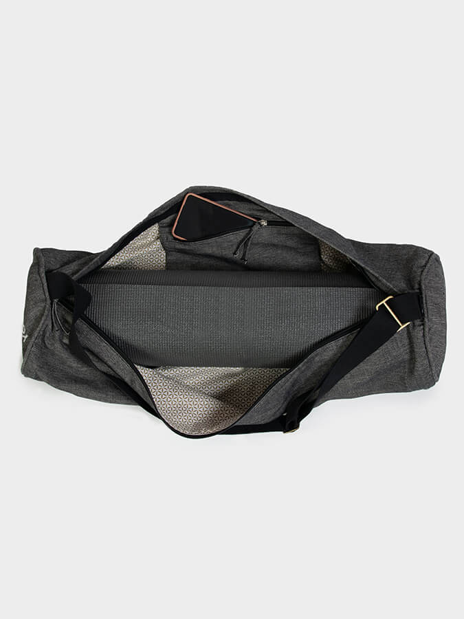 Organic Cotton Two Toned Yoga Mat Bag