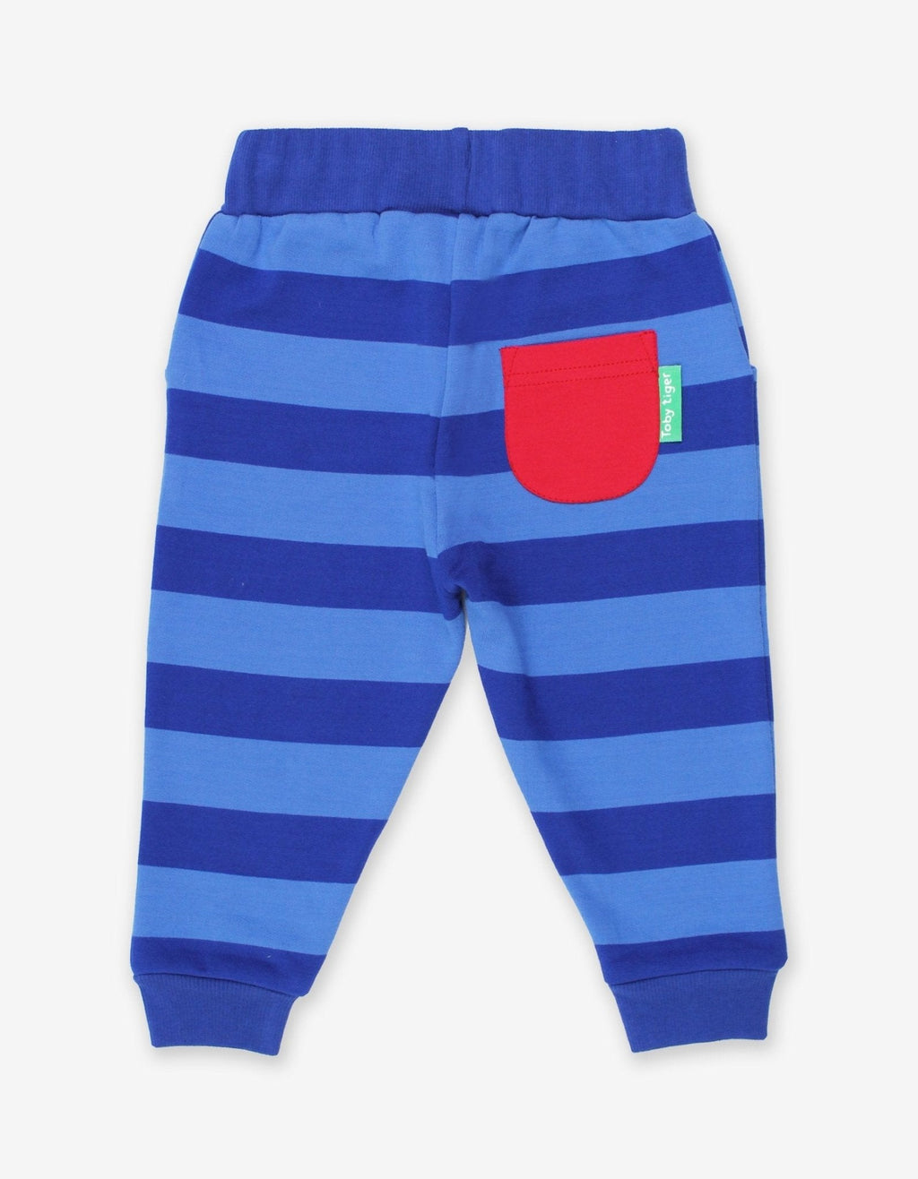 Organic Blue Striped Joggers for Kids
