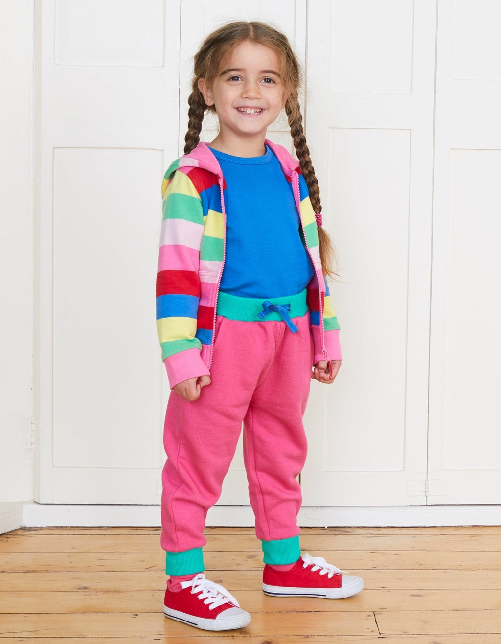Organic Pink Joggers for Kids