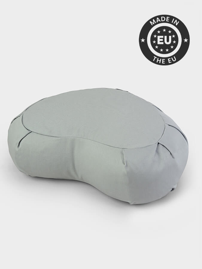 Organic Buckwheat Zafu Crescent Meditation Cushion
