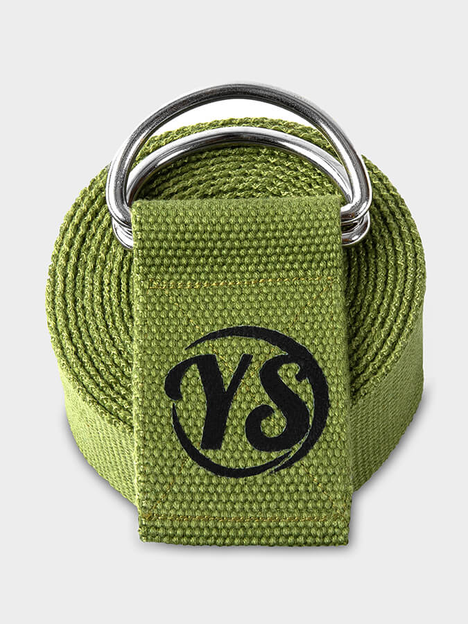 Organic Cotton D-Ring Yoga Belt Strap 2.5m