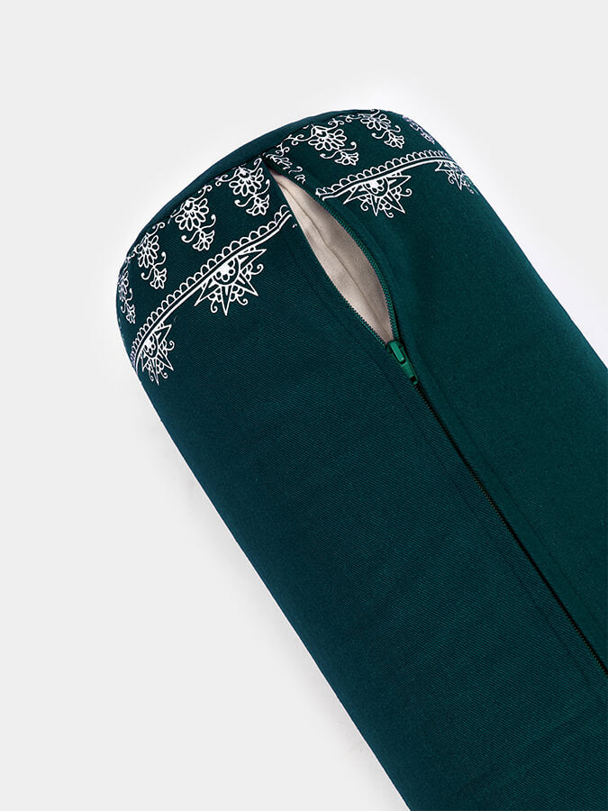 Organic Buckwheat Round Meditation Bolster Cushion