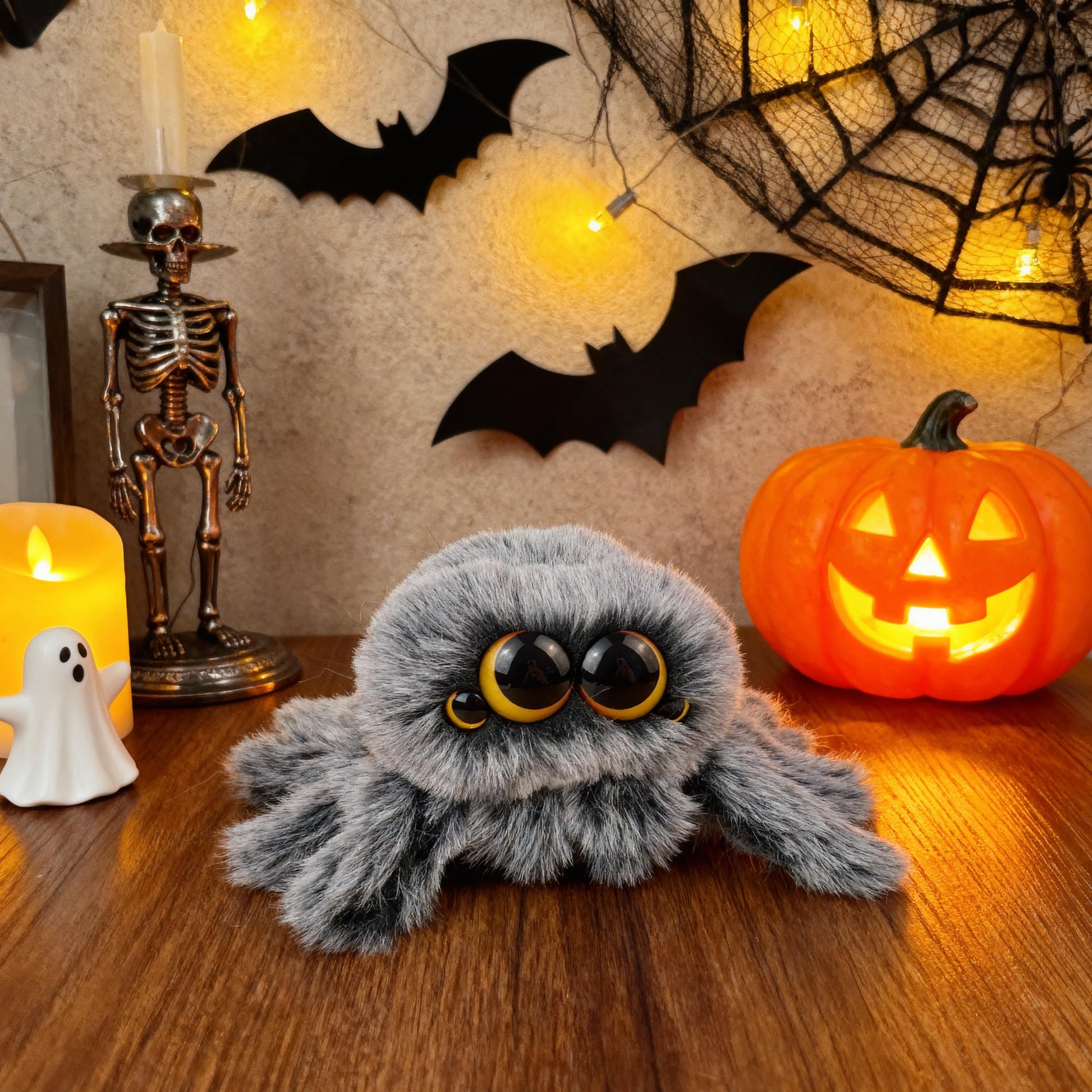 Snowball Spider Plush Toy