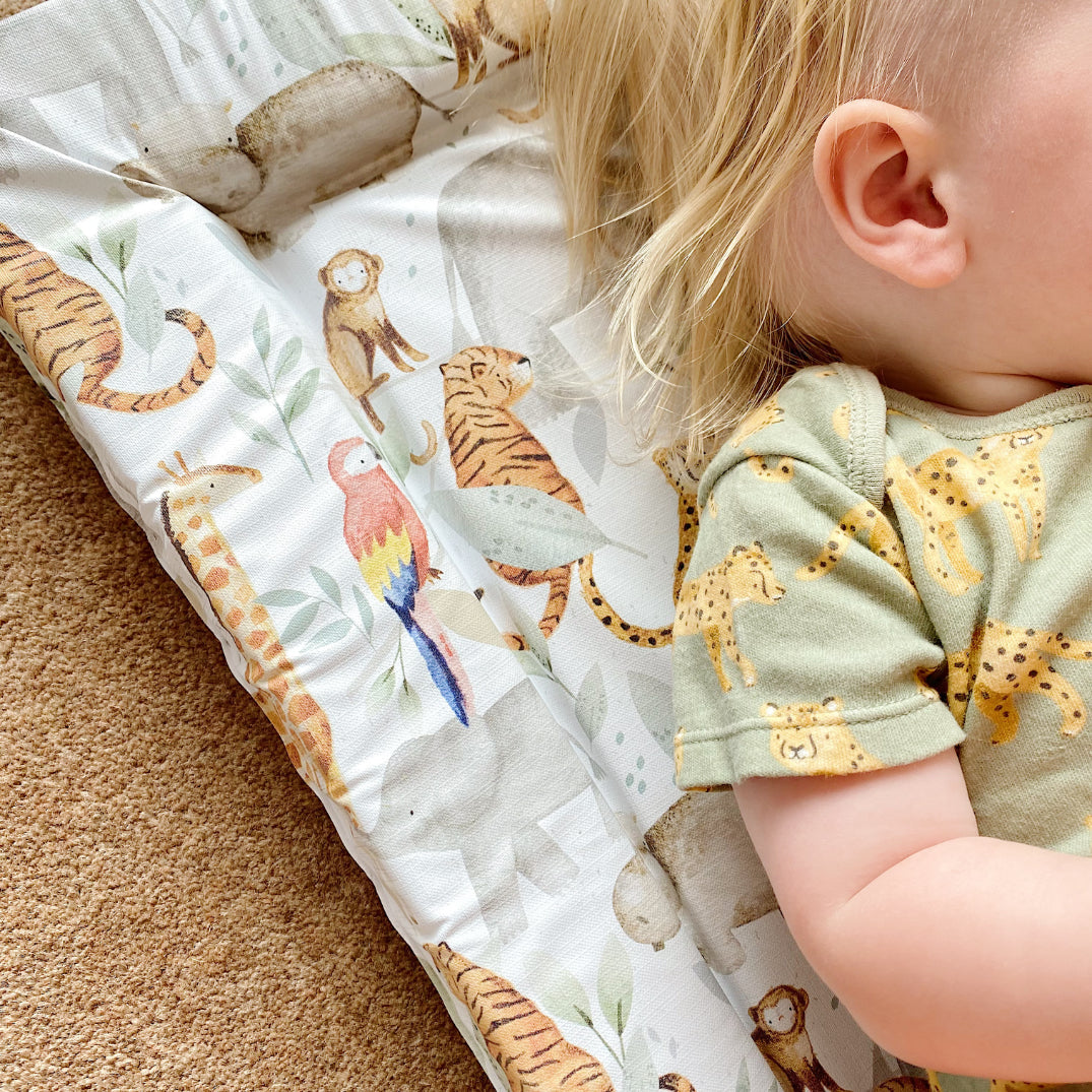 Standard Changing Mat - Jungle Animals Print