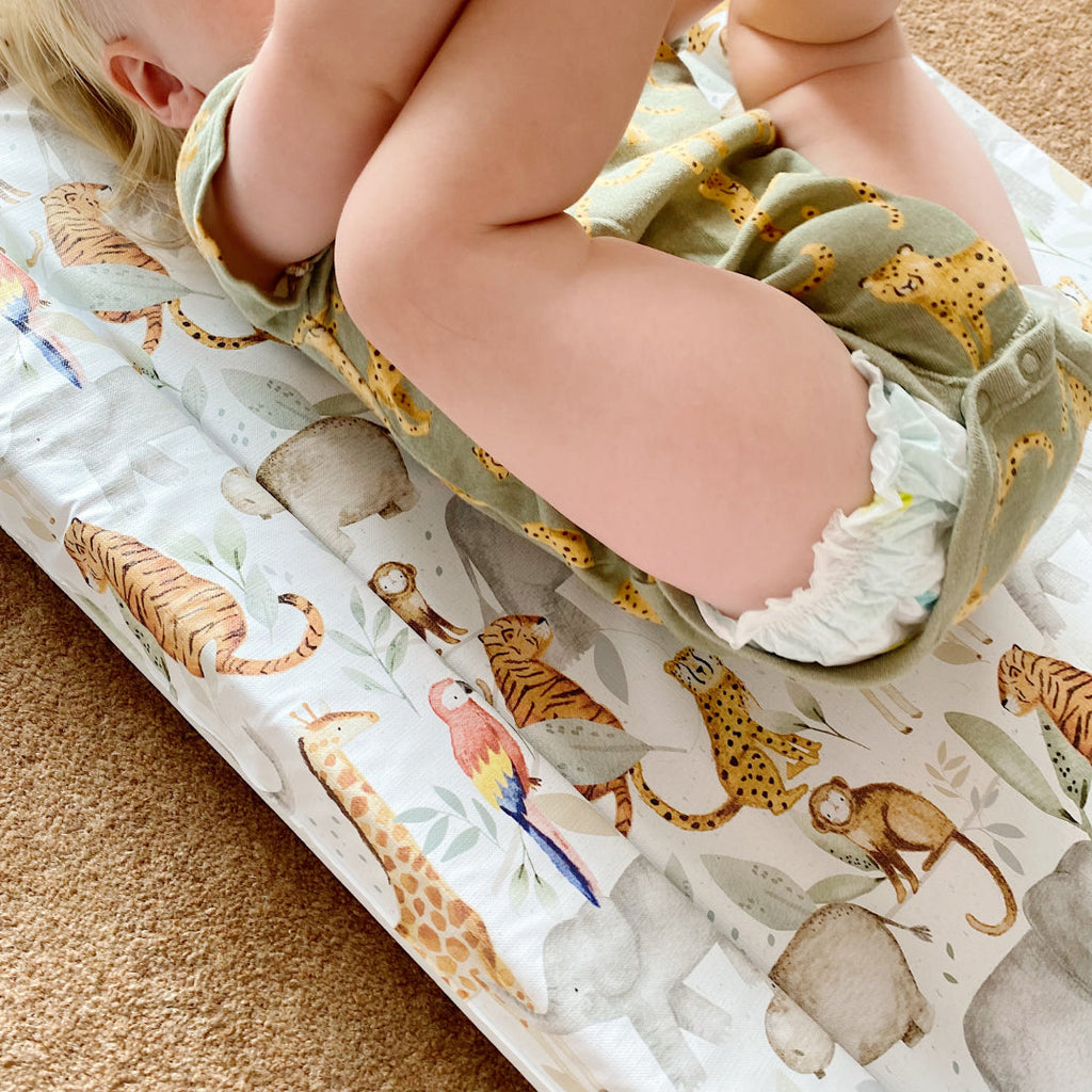 Standard Changing Mat - Jungle Animals Print