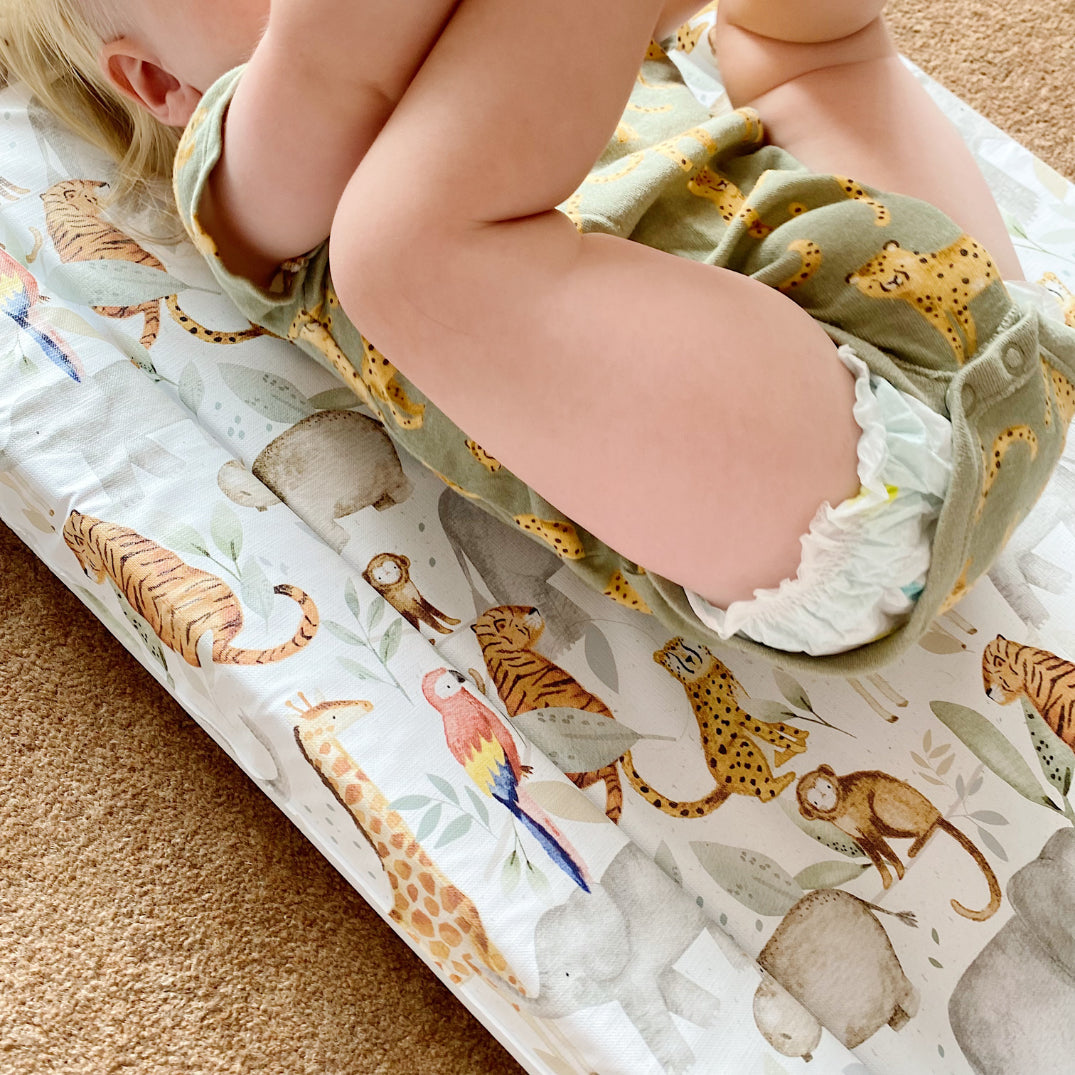 Standard Changing Mat - Jungle Animals Print