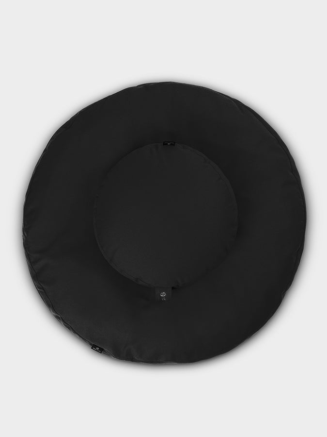 Round Organic Zabuton Meditation Cushion Kit with Zafu