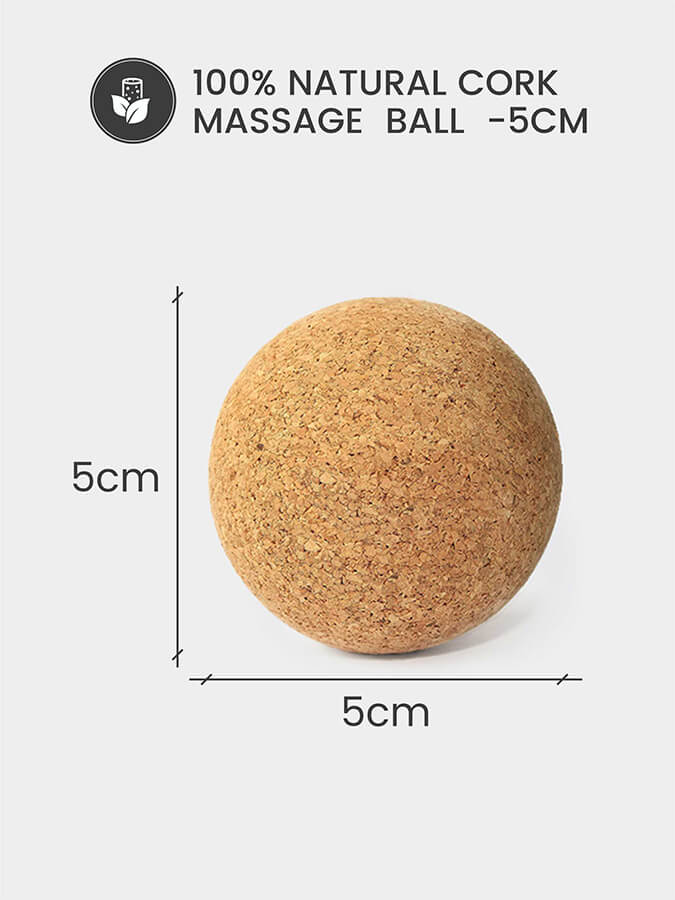 Cork Massage Ball Four Pack