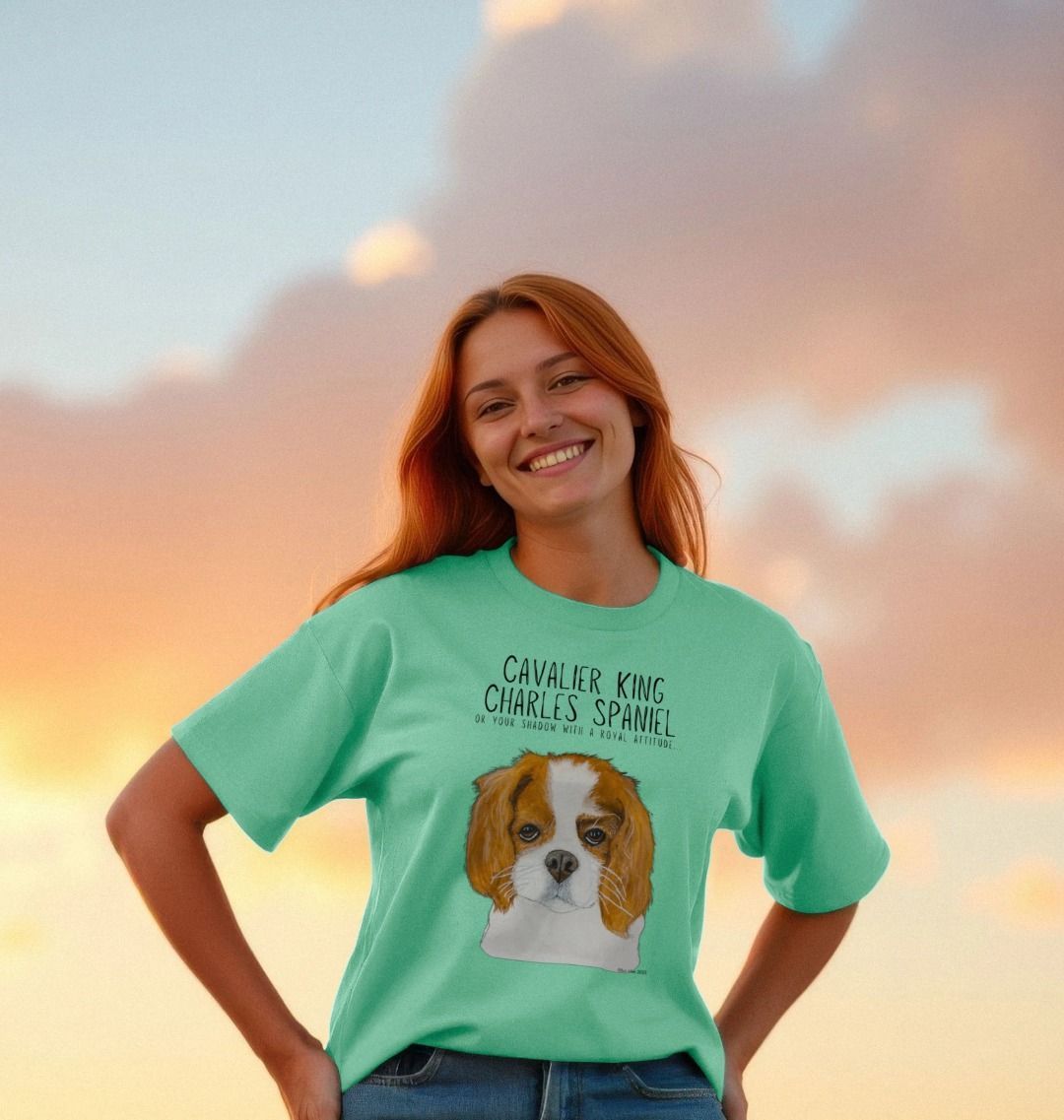 Bow Down Darling Sustainable Women's Tee with Cavalier Queen Vibes