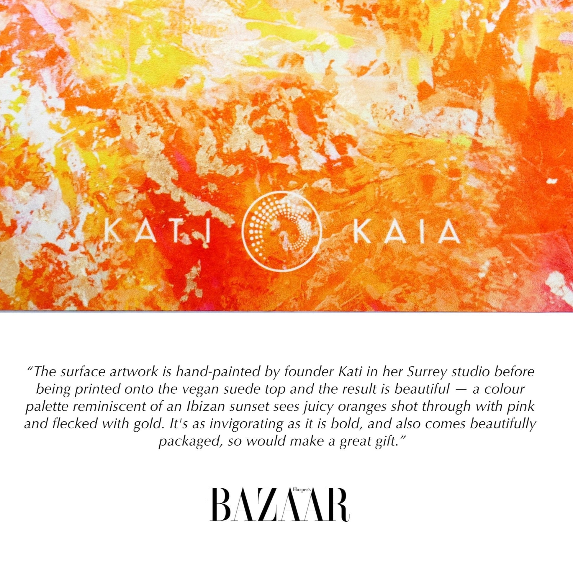 Orange Travel Yoga Mat