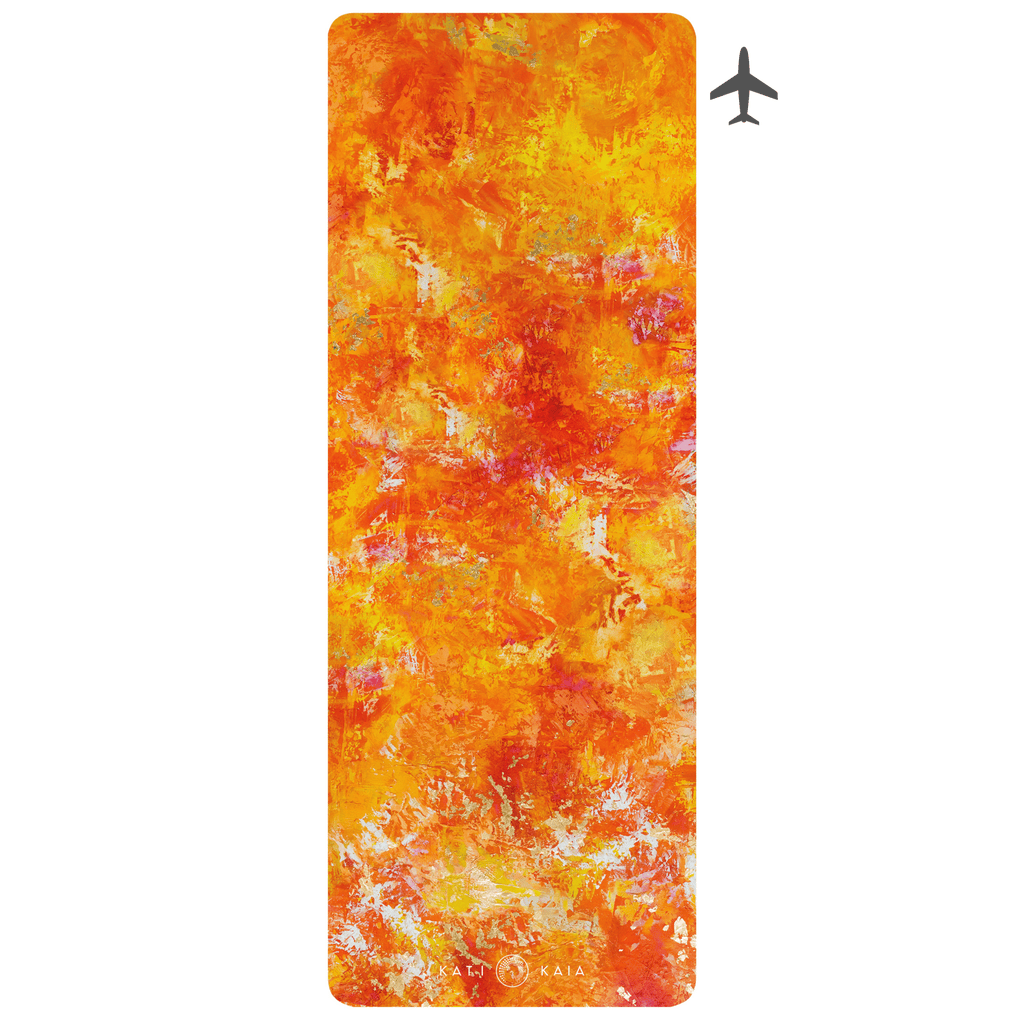 Orange Travel Yoga Mat