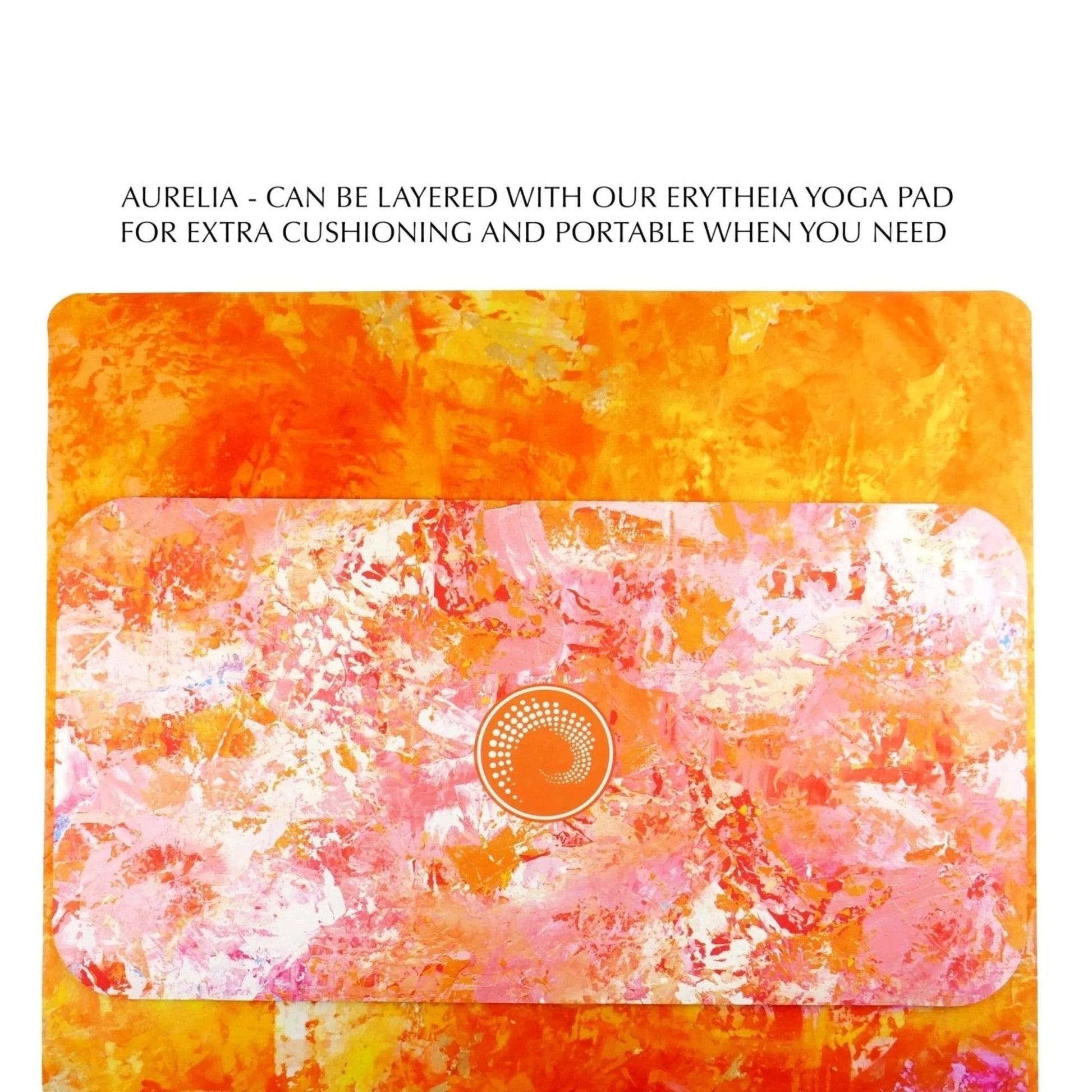 Orange Travel Yoga Mat