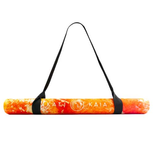 Orange Travel Yoga Mat