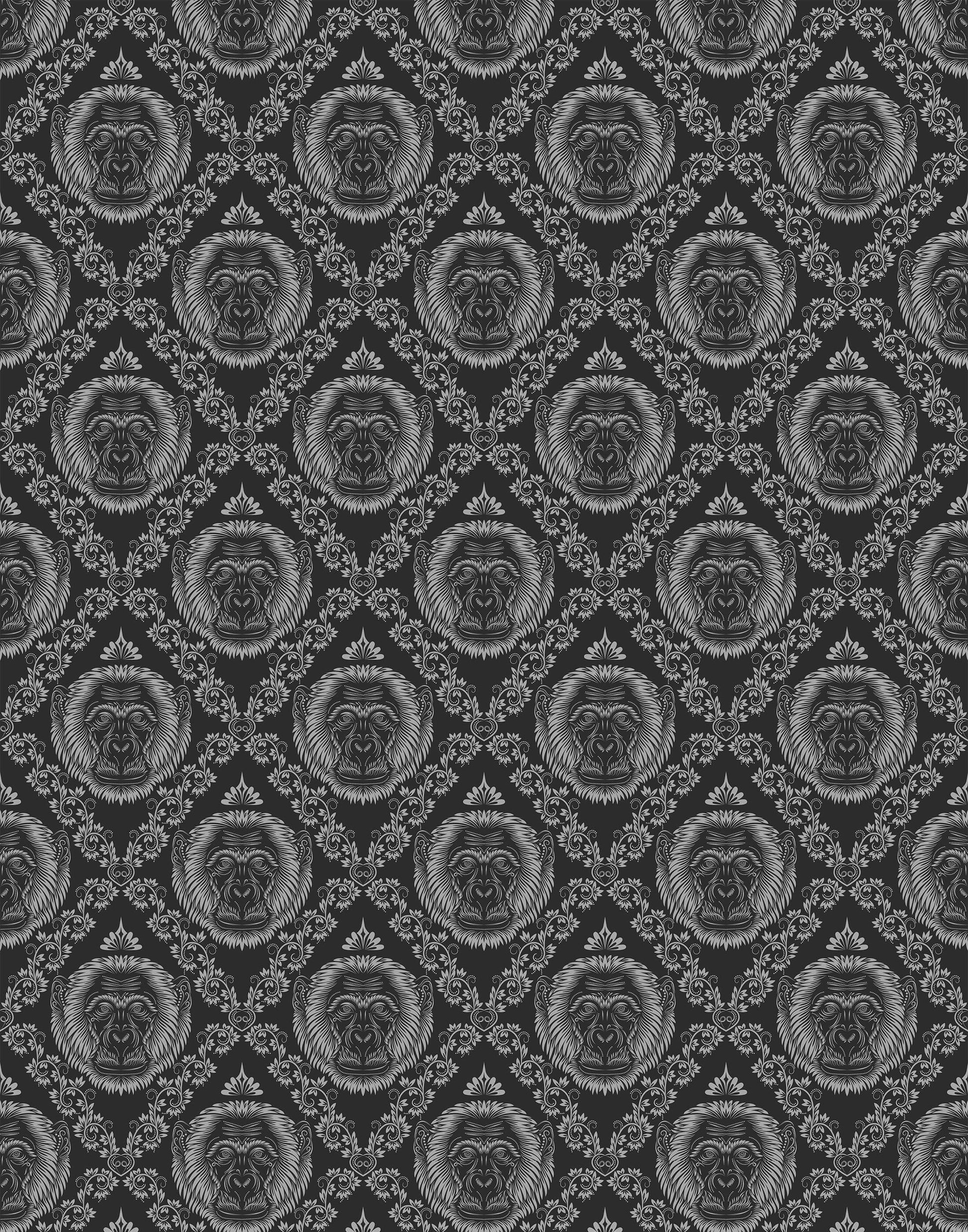 Baroque Monkey Wallpaper