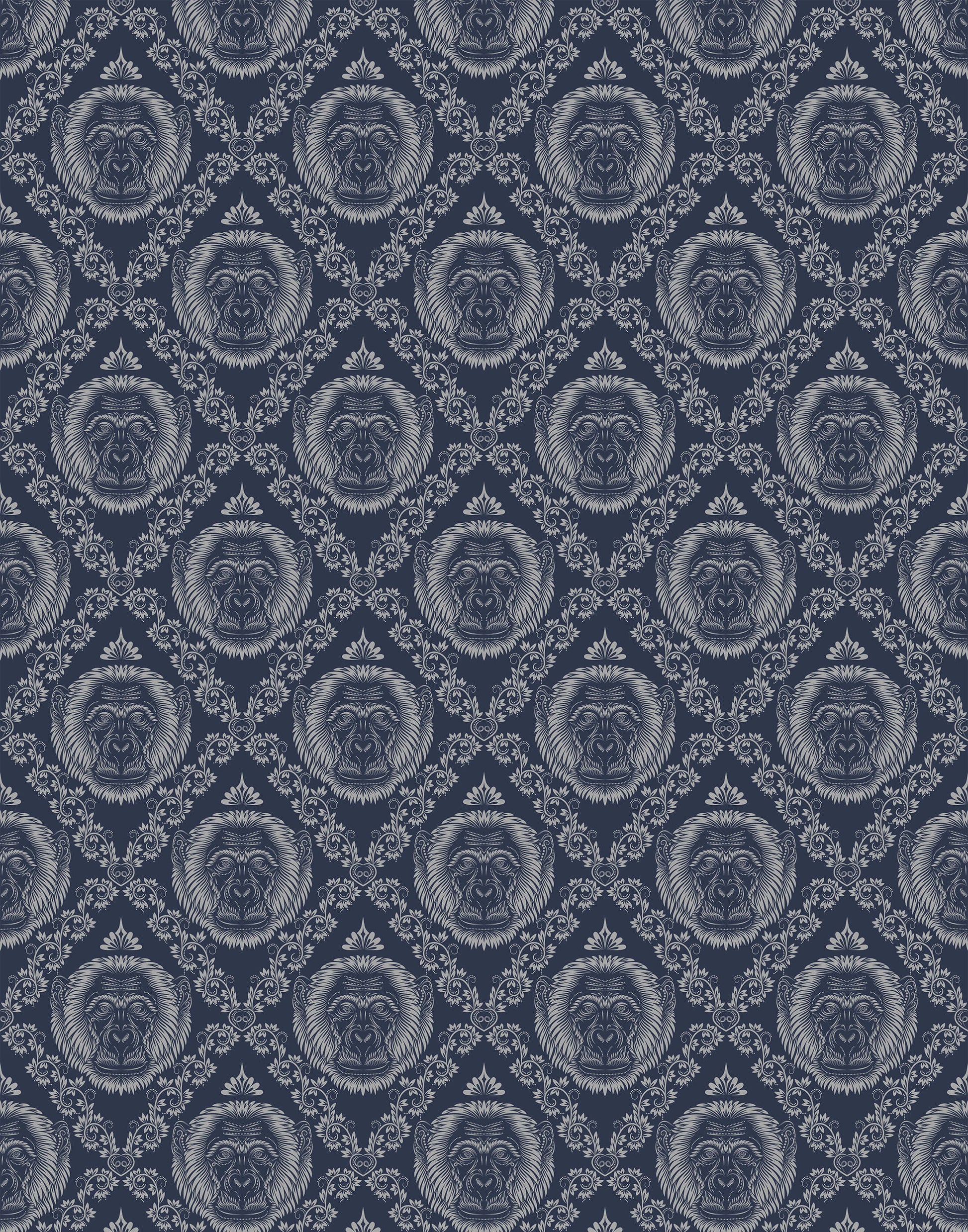 Baroque Monkey Wallpaper