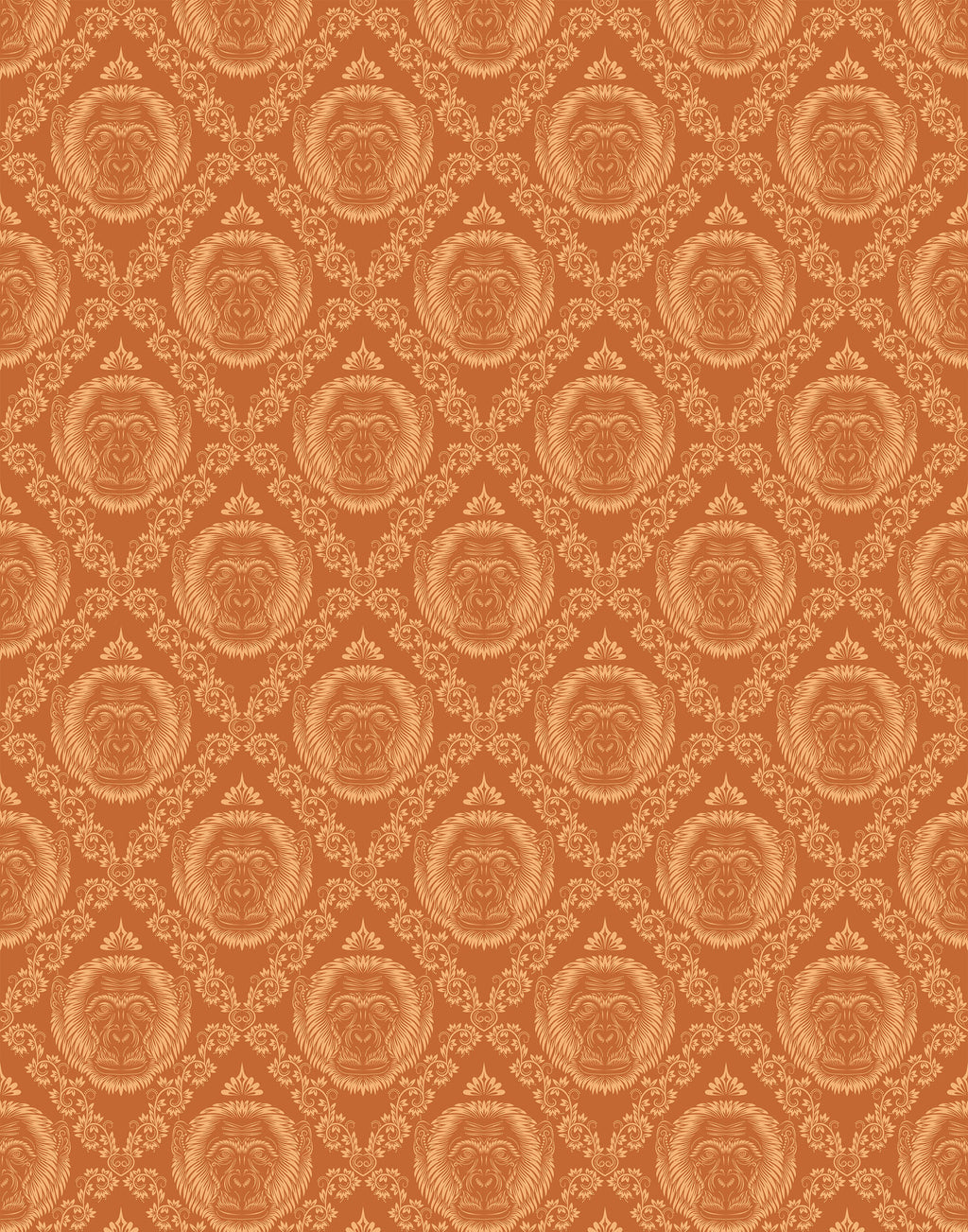 Baroque Monkey Wallpaper