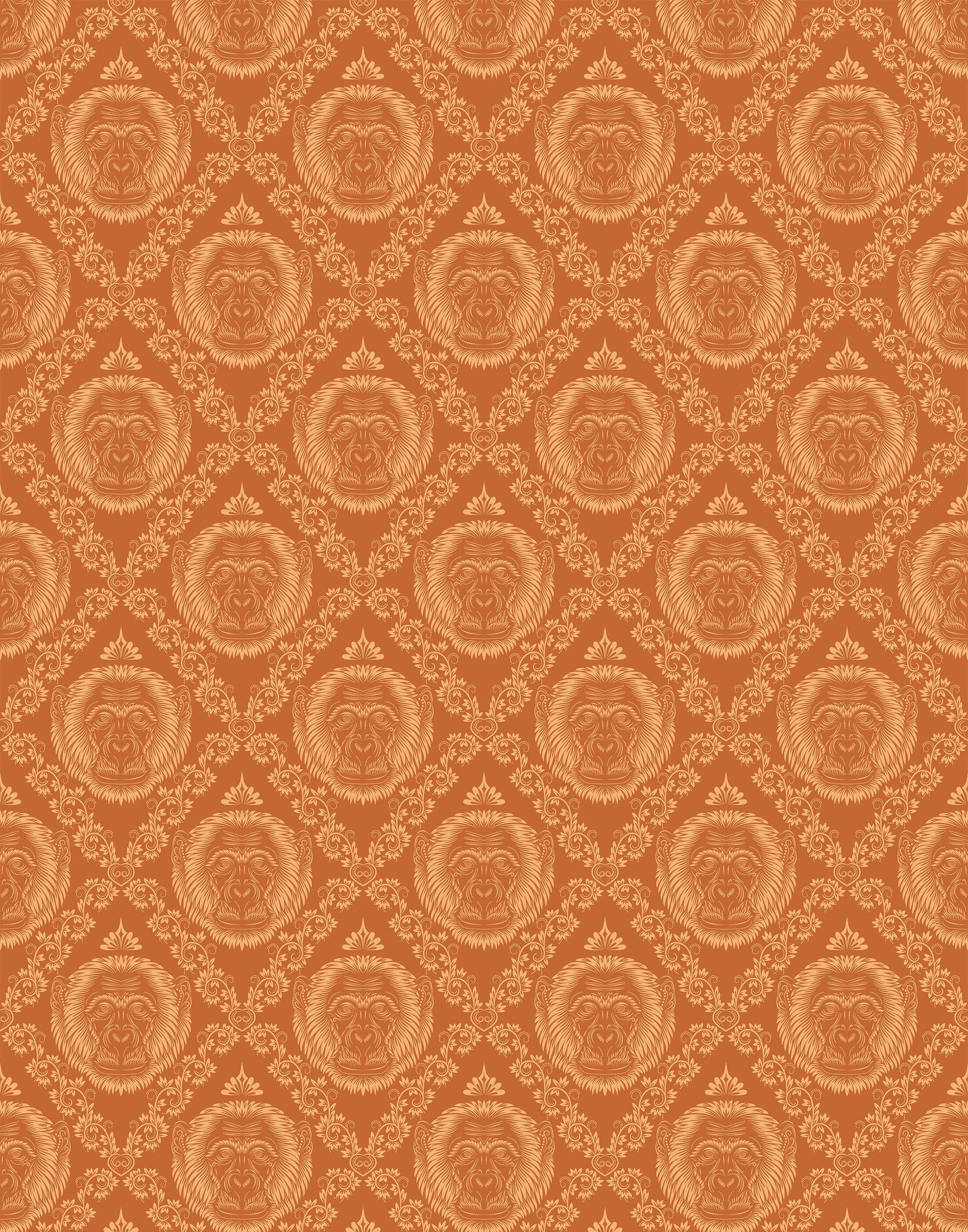 Baroque Monkey Wallpaper