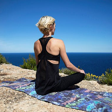 Blue Artistry Gallery Yoga Mat