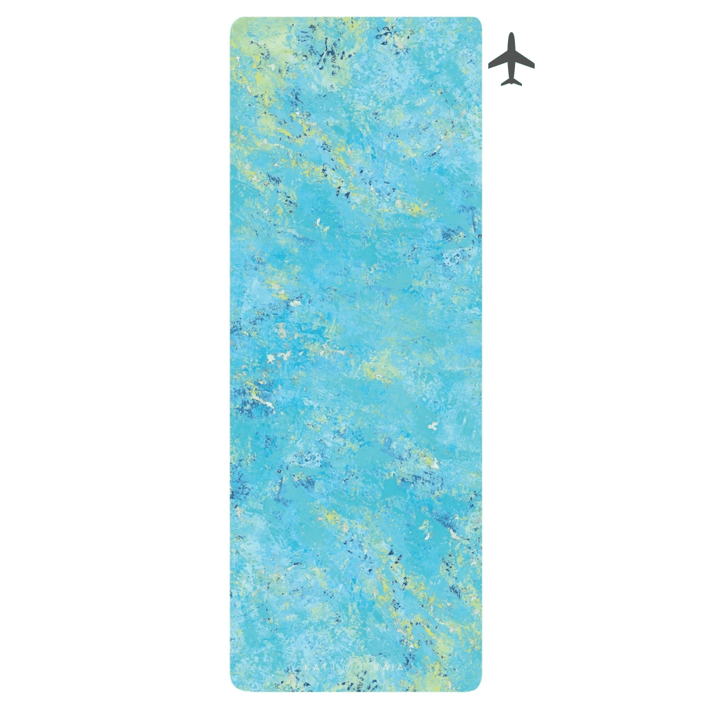 Thalassa Blue Travel Yoga Mat