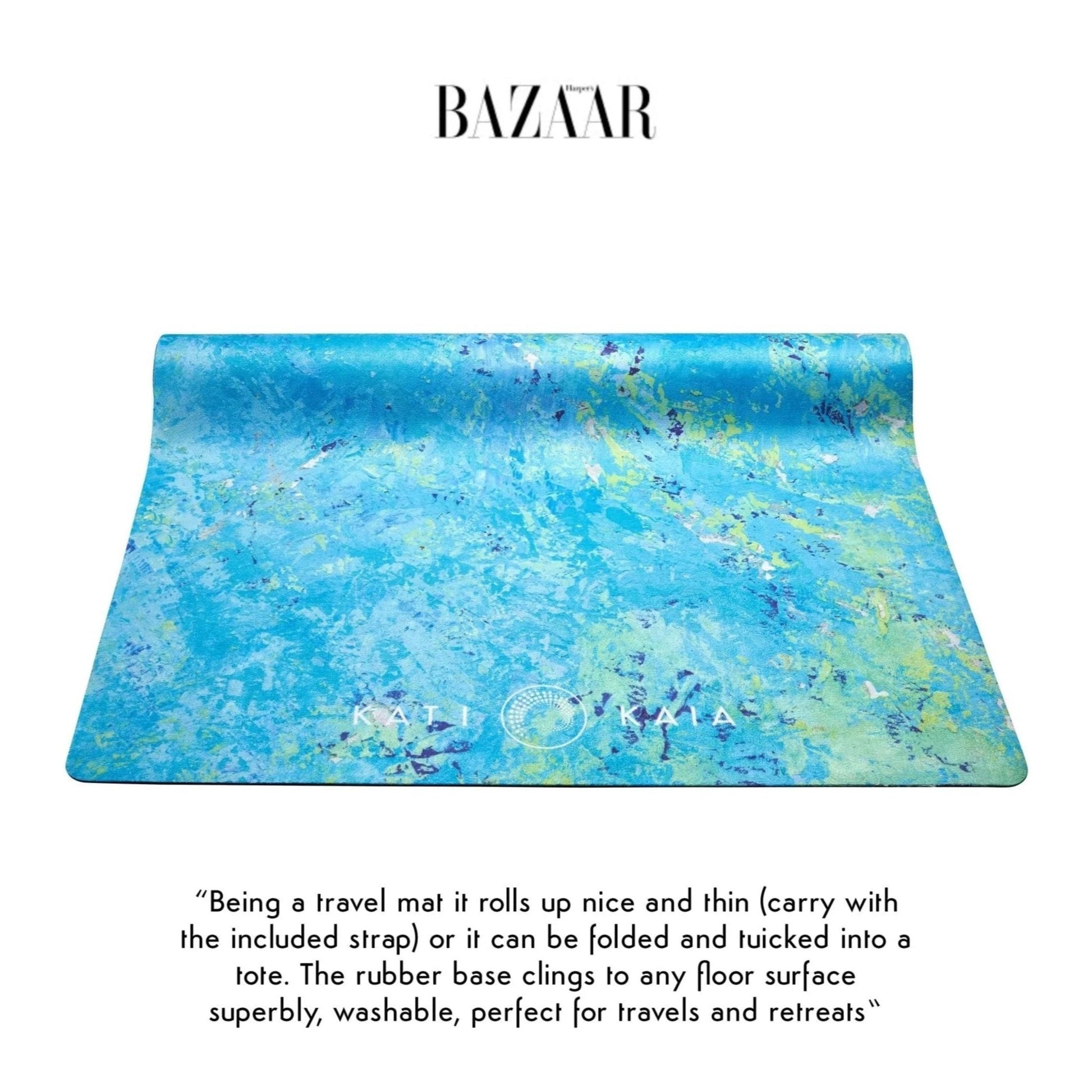 Thalassa Blue Travel Yoga Mat