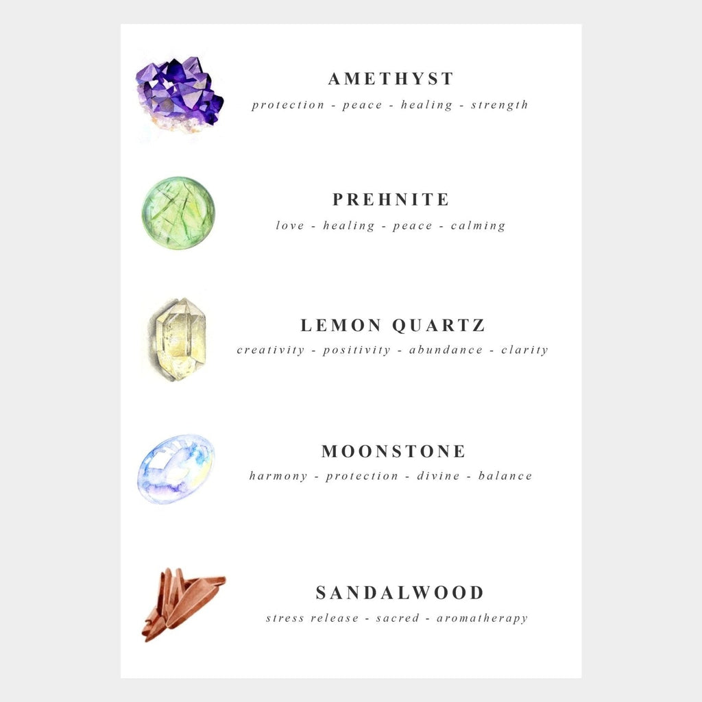 Amethyst Mala Necklace with 108 Beads