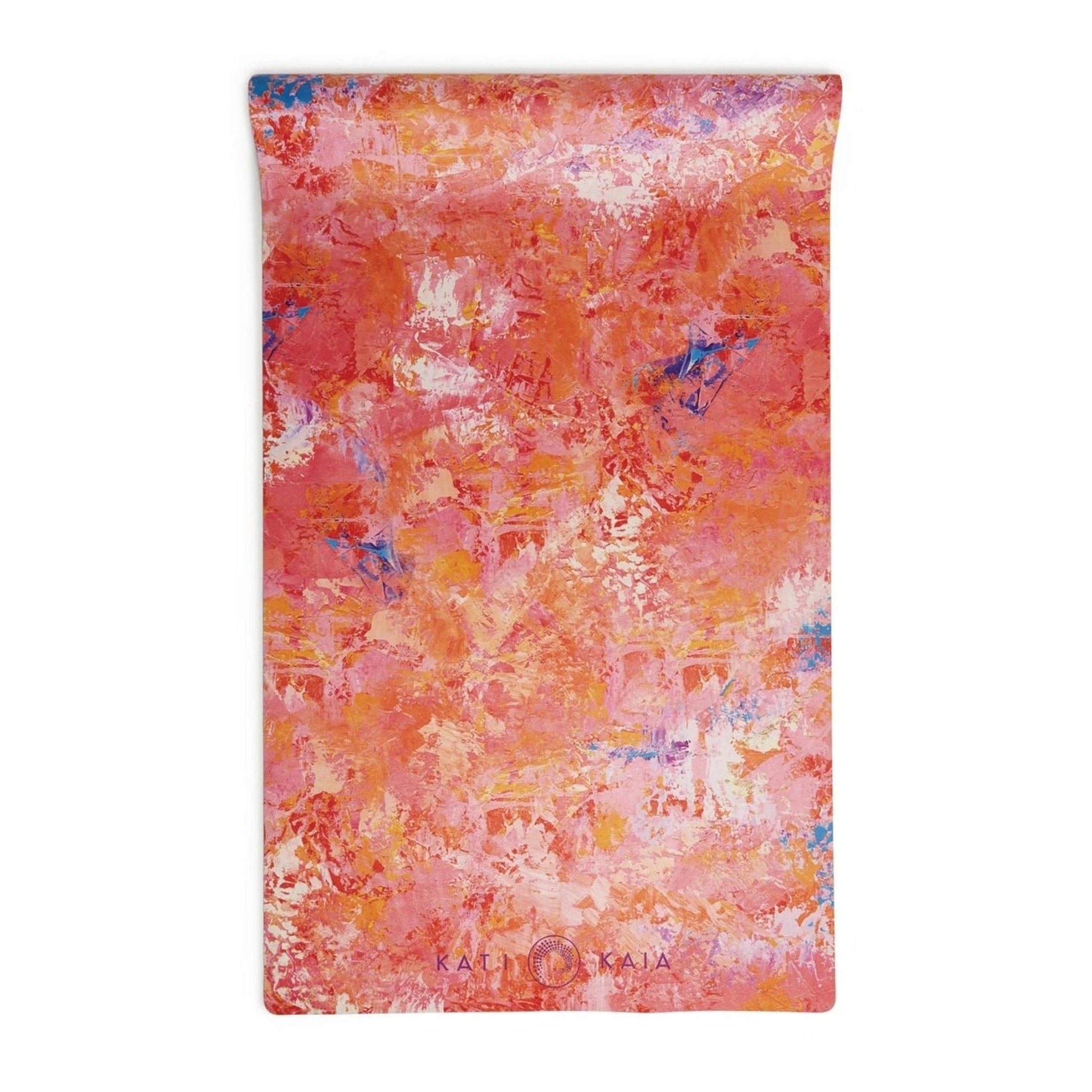 Pink Artistry Travel Yoga Mat