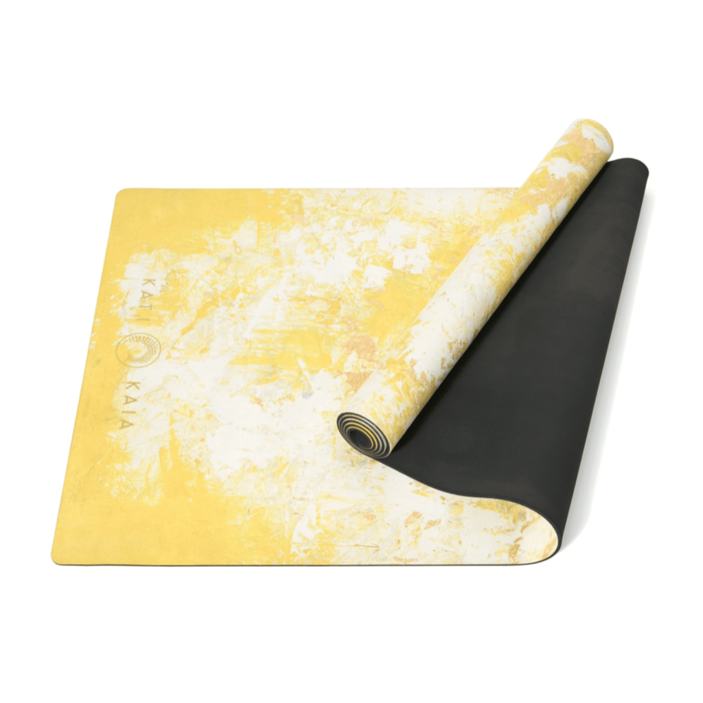 Yellow Artist Yoga Mat