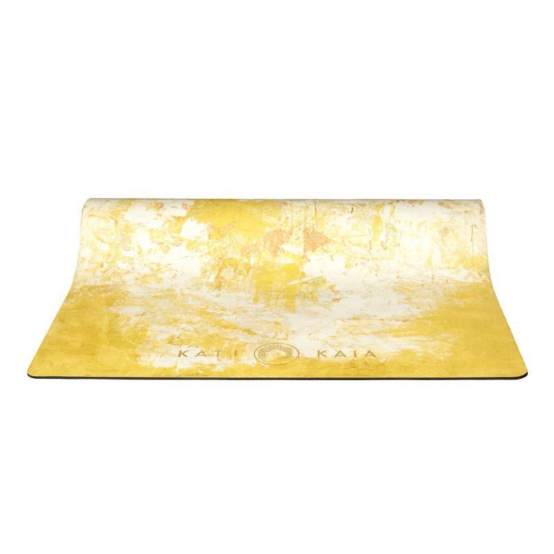Yellow Artist Yoga Mat