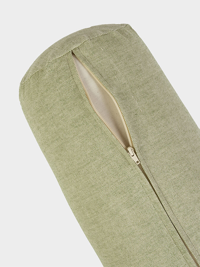 Organic Buckwheat Two Toned Meditation Bolster Cushion