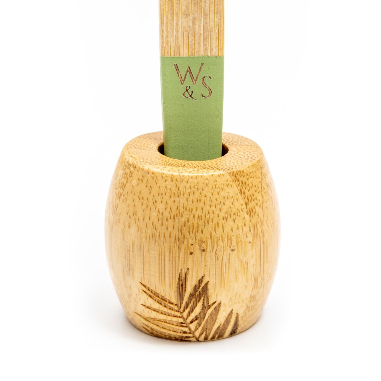 Bamboo Toothbrush Stand for Adults