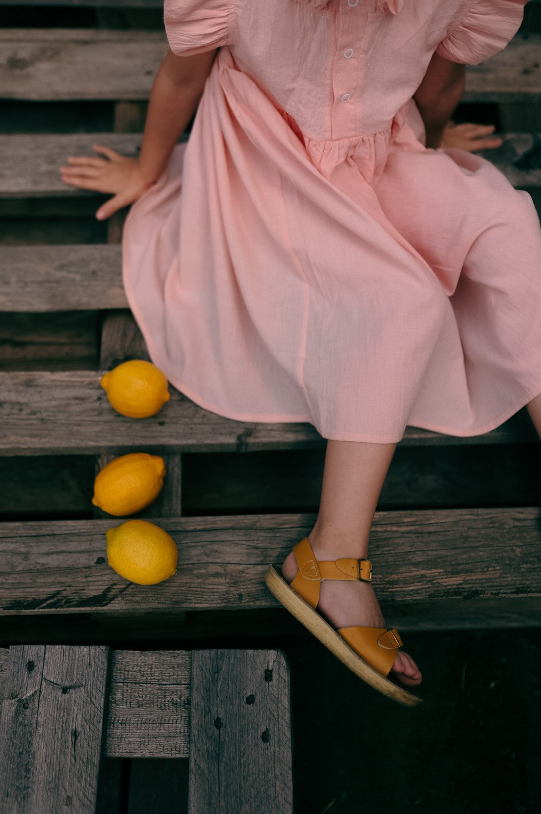 Kids Dress Sisi – Peach