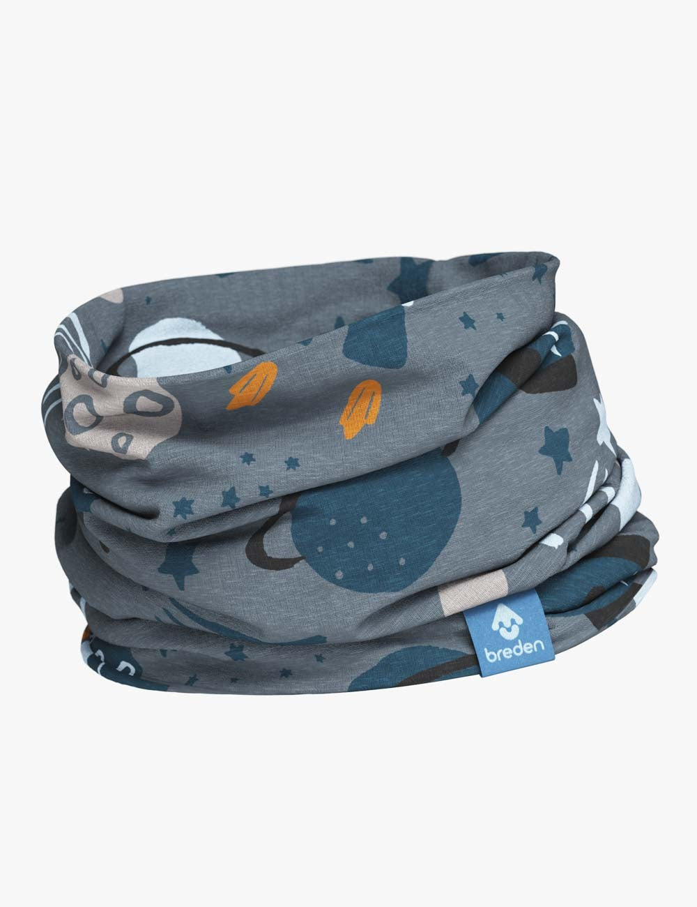 Double Cotton Tube-Scarf TOBIAS - Versatile & Eco-Friendly, Ideal for Mild Weather by Breden at www.brixbailey.com